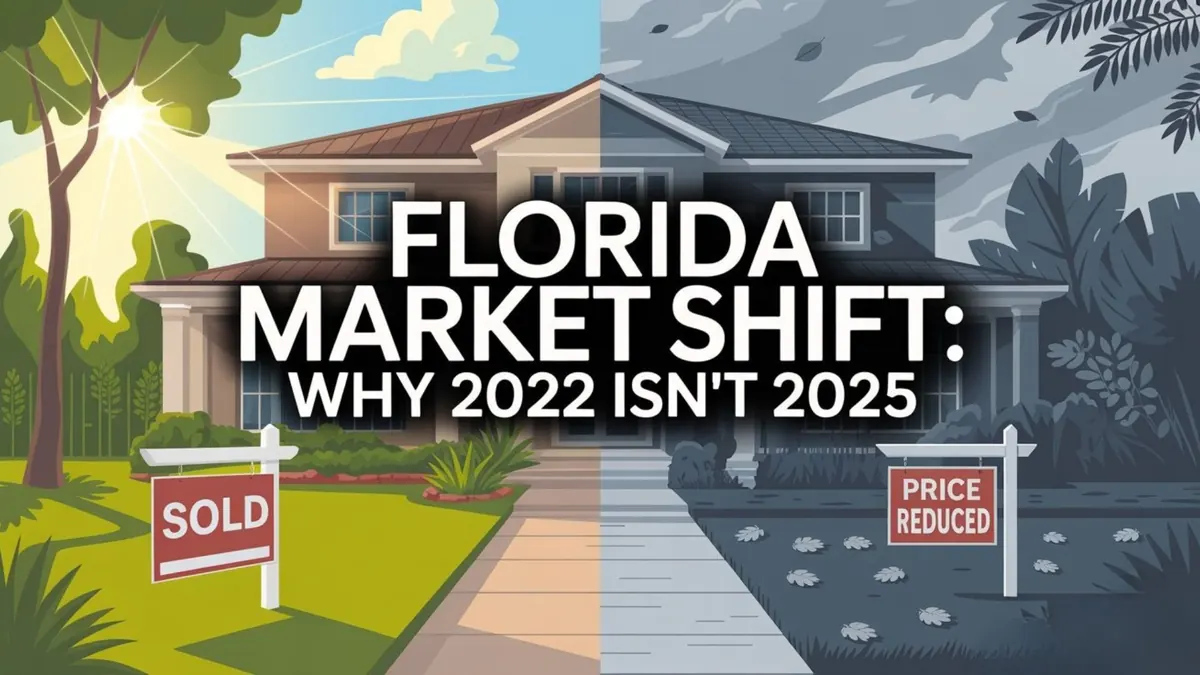 Florida Home Sellers: 2025 Isn’t 2022